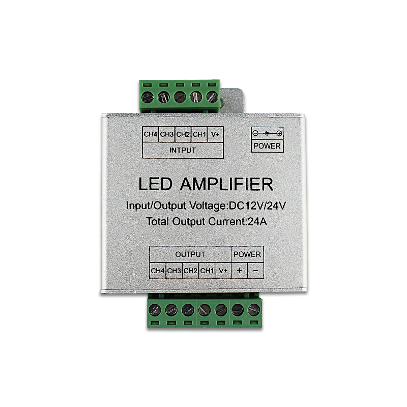 AMF-L4_4 Circuit Aluminum Shell RGBW Amplifier