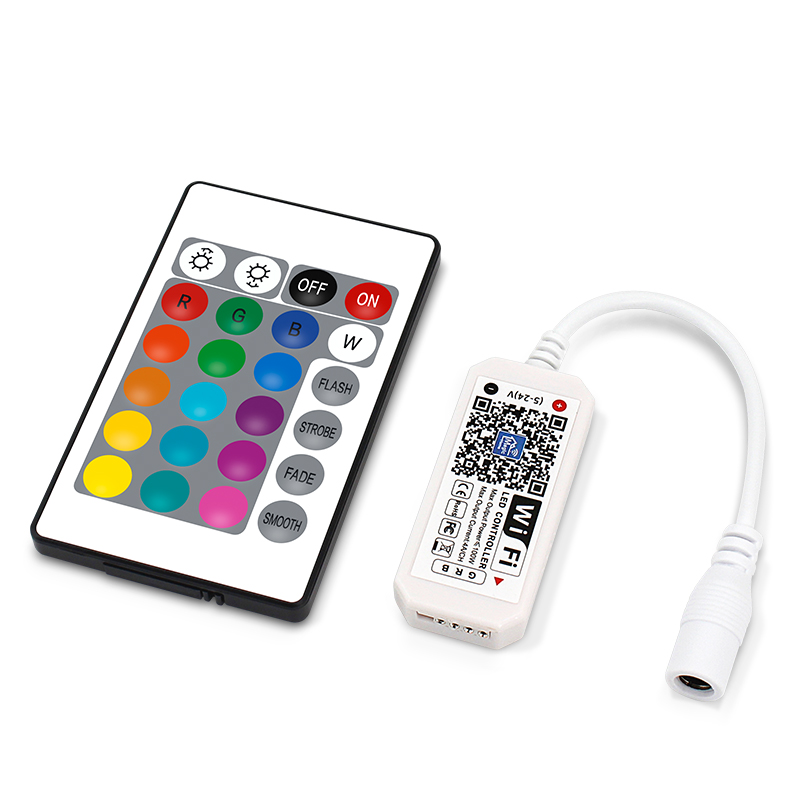 BWCE-RGB-R24A1_Wi-Fi MiNiRGB LED Controller+24Keys Remote Controller